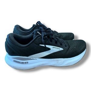 Brooks Adrenaline GTS 24 Black White Running Shoes Activewear Women’s Size 9